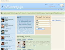 Tablet Screenshot of epsihoterapija.com